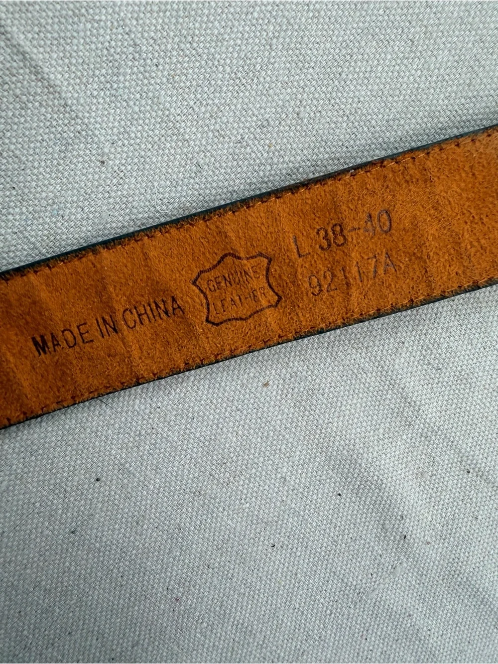 Vintage USA Leather Belt